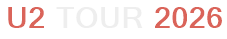 U2 Tour 2026